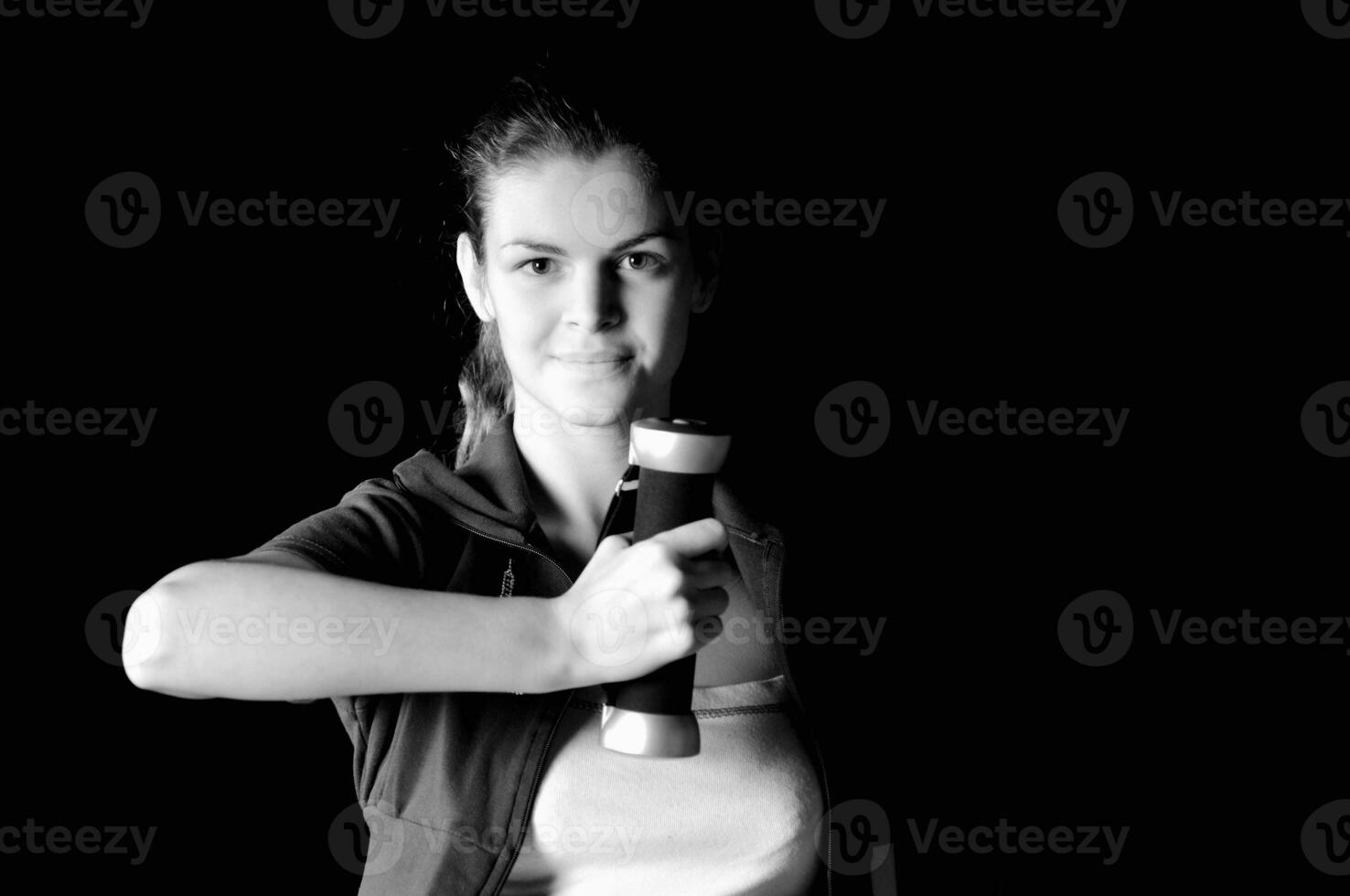 twee Dames werk uit in geschiktheid club foto