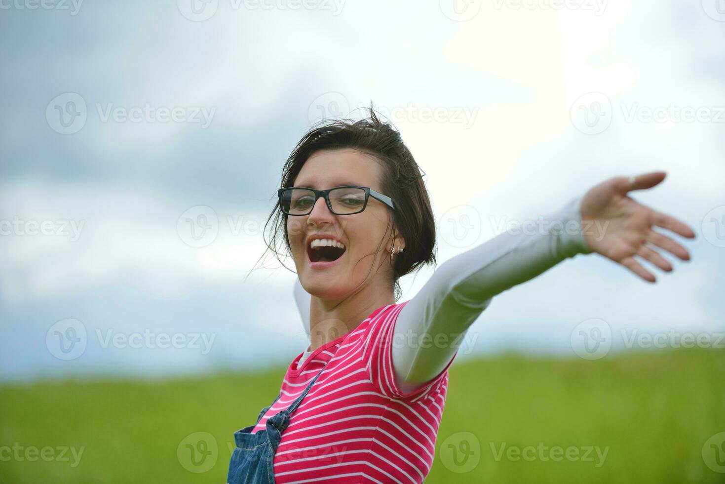 genieten van de natuur en leven foto