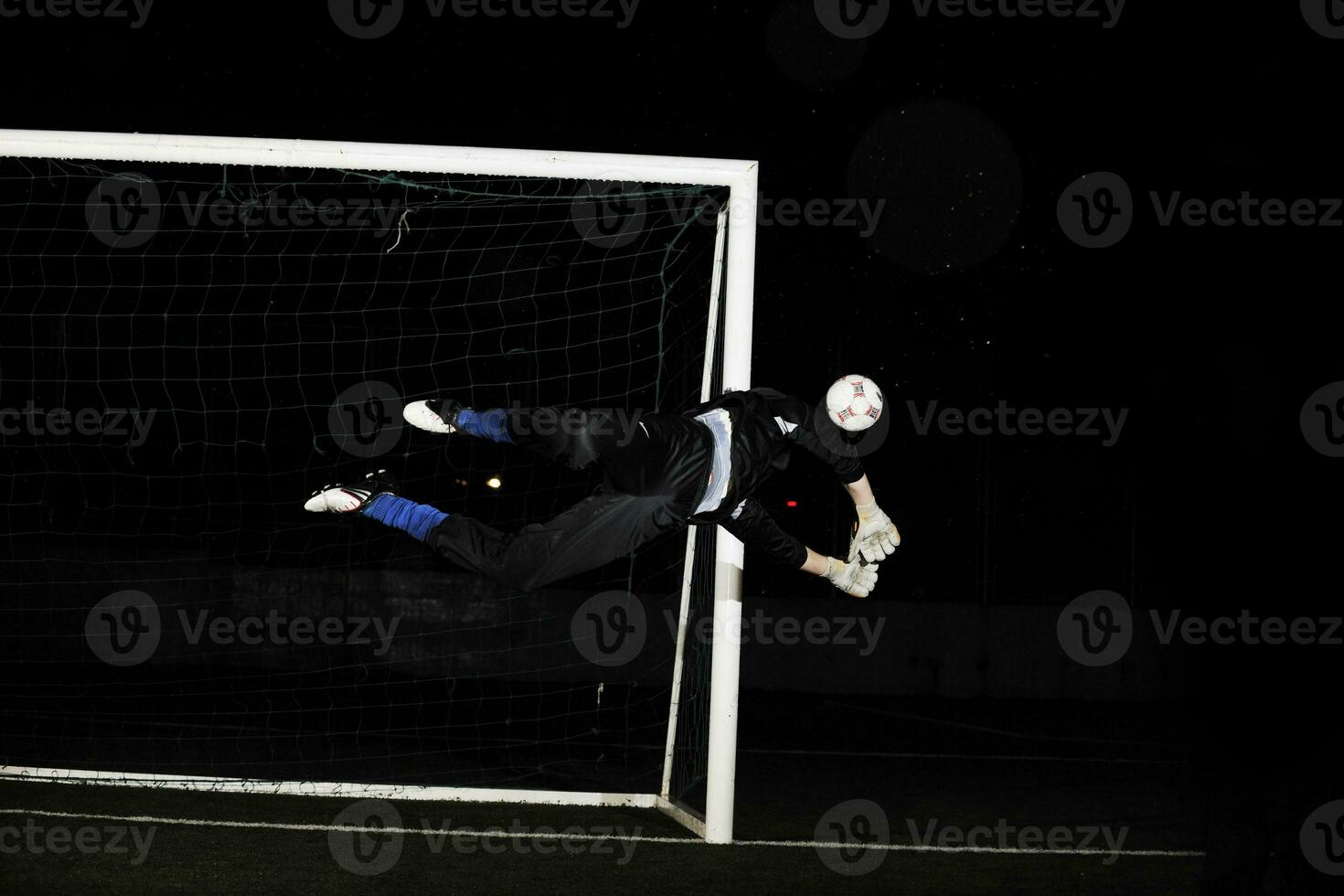 voetbal doel keeper foto