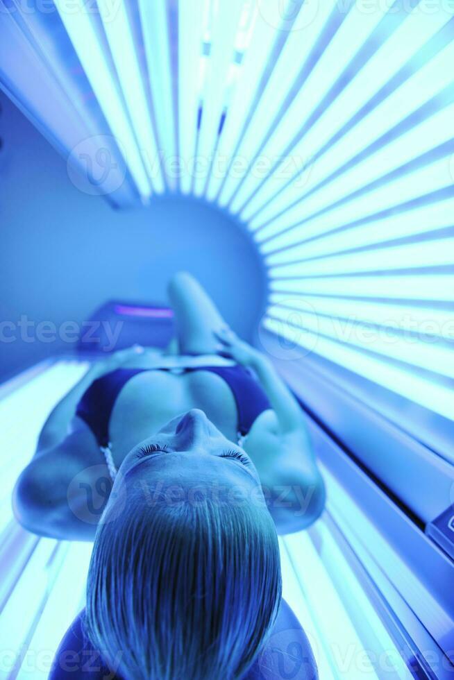 schoonheid en spa solarium behandeling foto