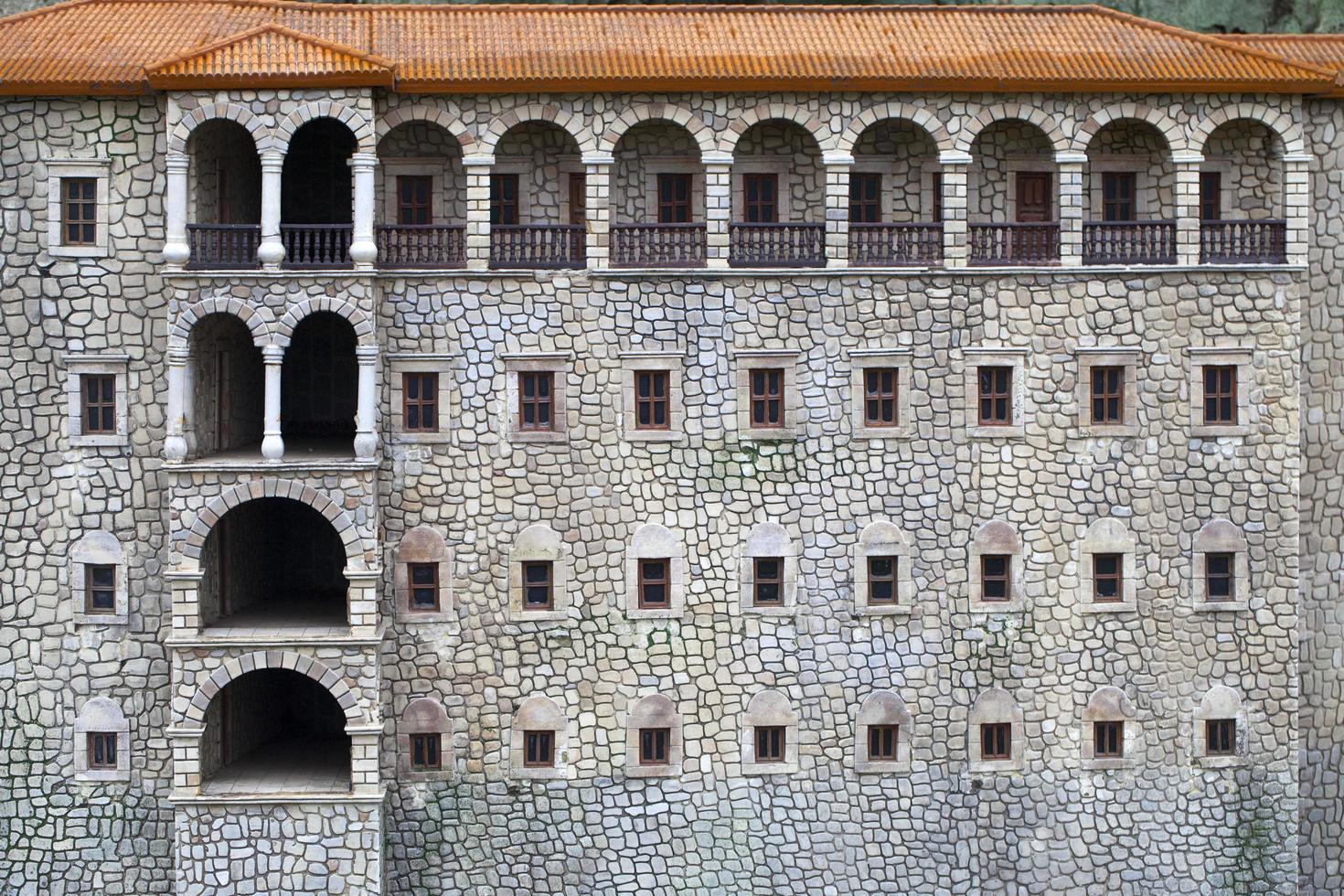 modelkunst van historisch gebouw foto