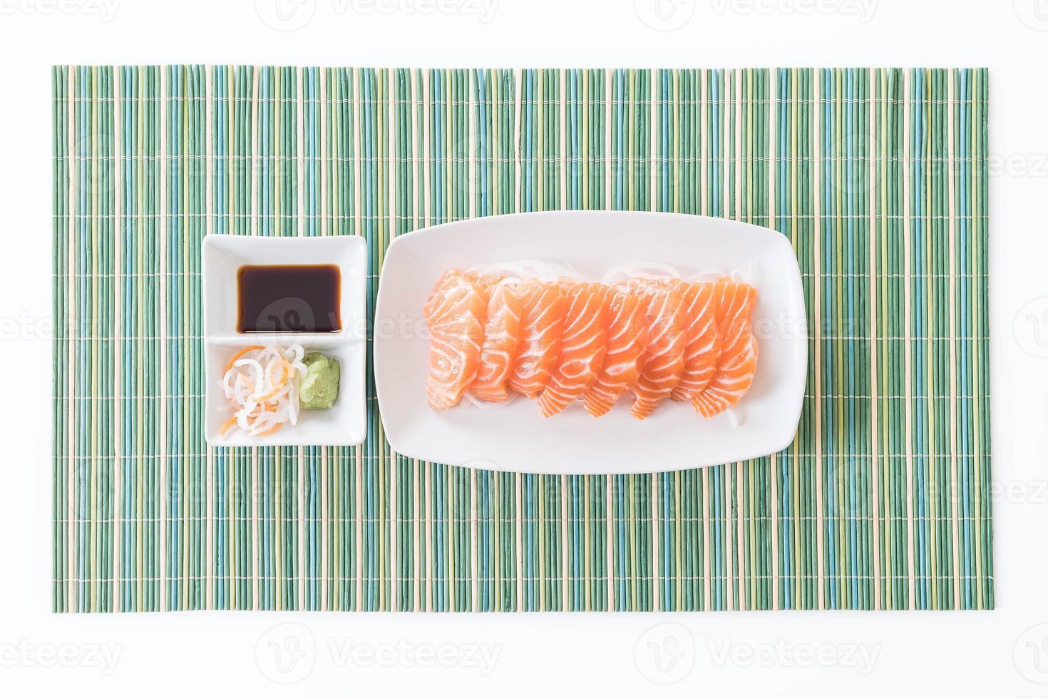 zalm rauwe sashimi foto