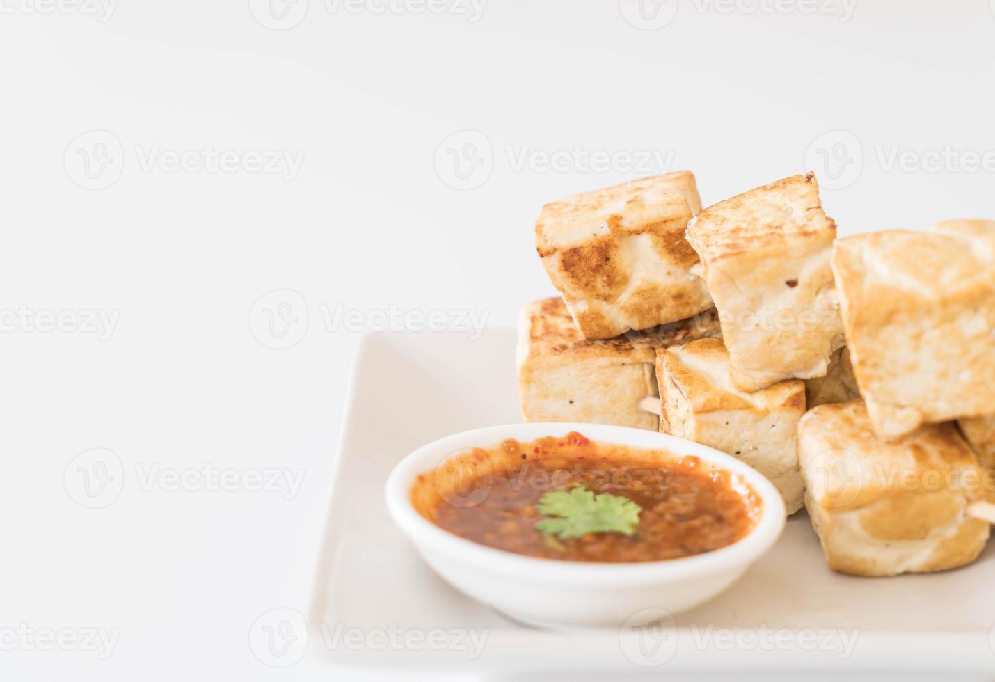 gefrituurde tofu - gezond eten foto