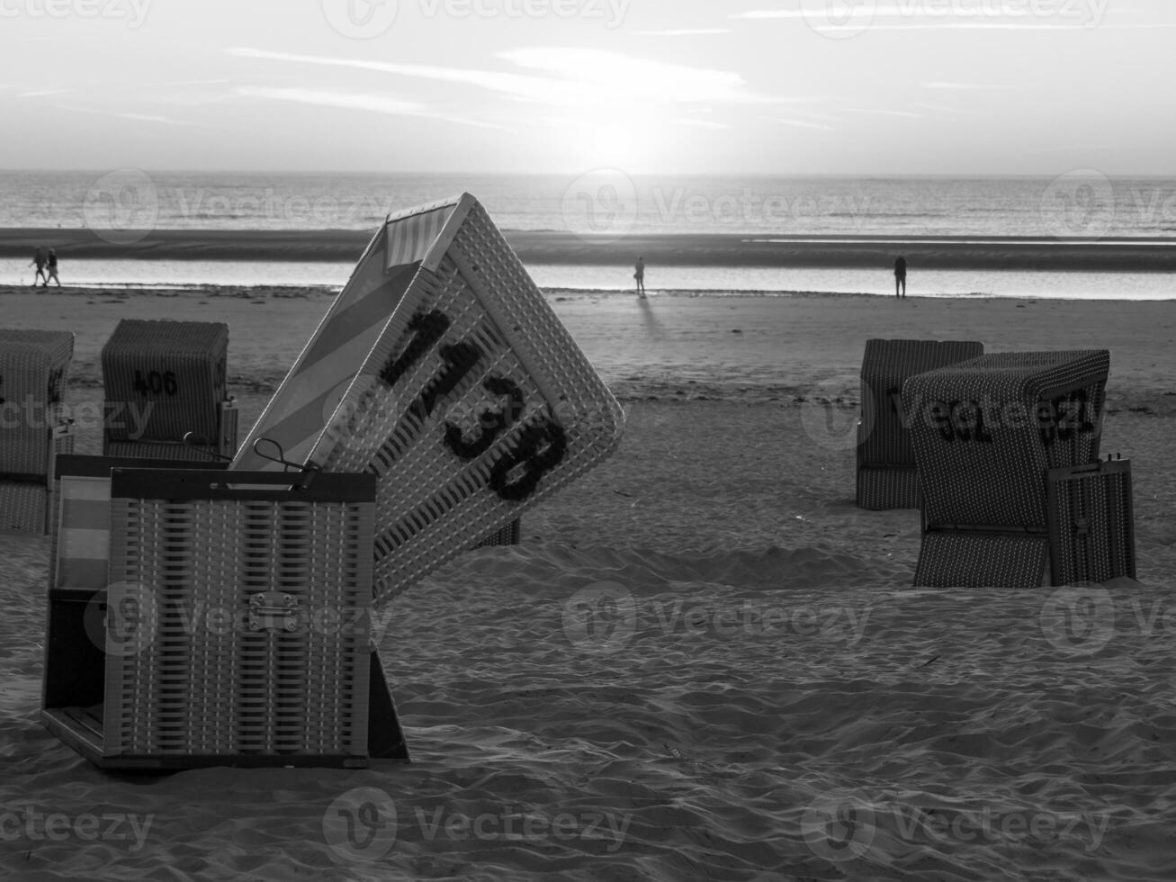 langeoog eiland in de Noordzee foto