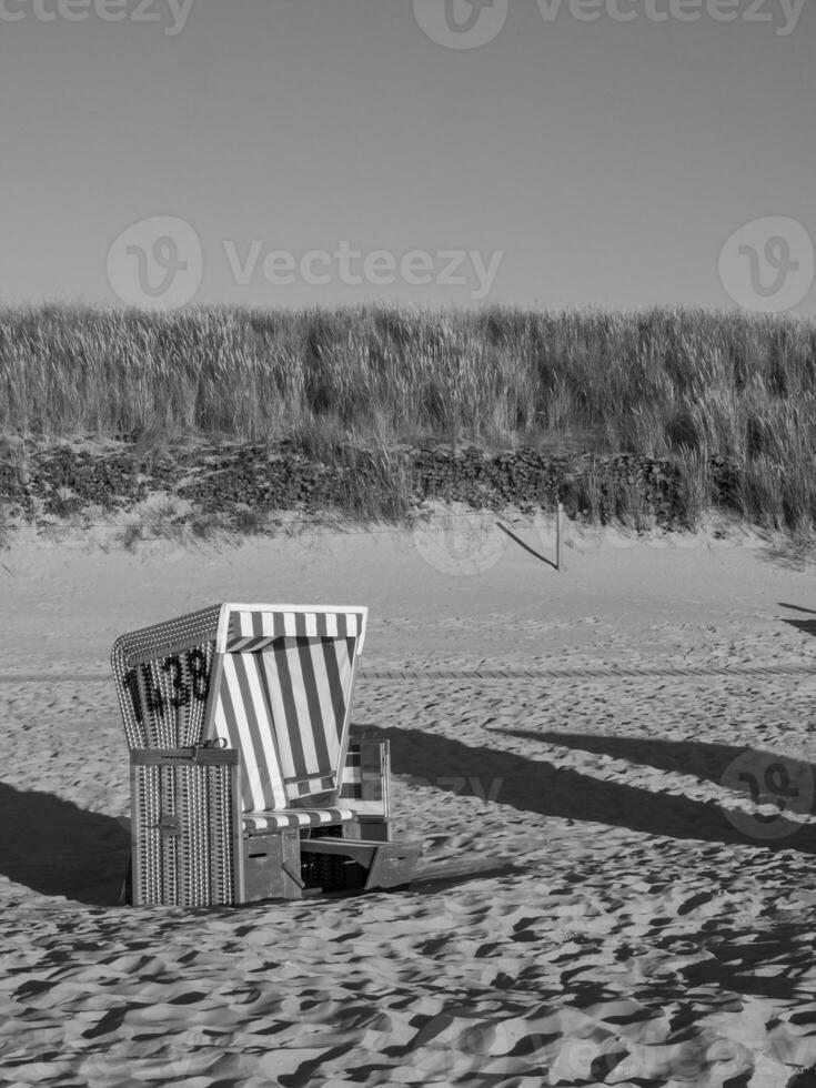 de eiland van langeoog in Duitsland foto