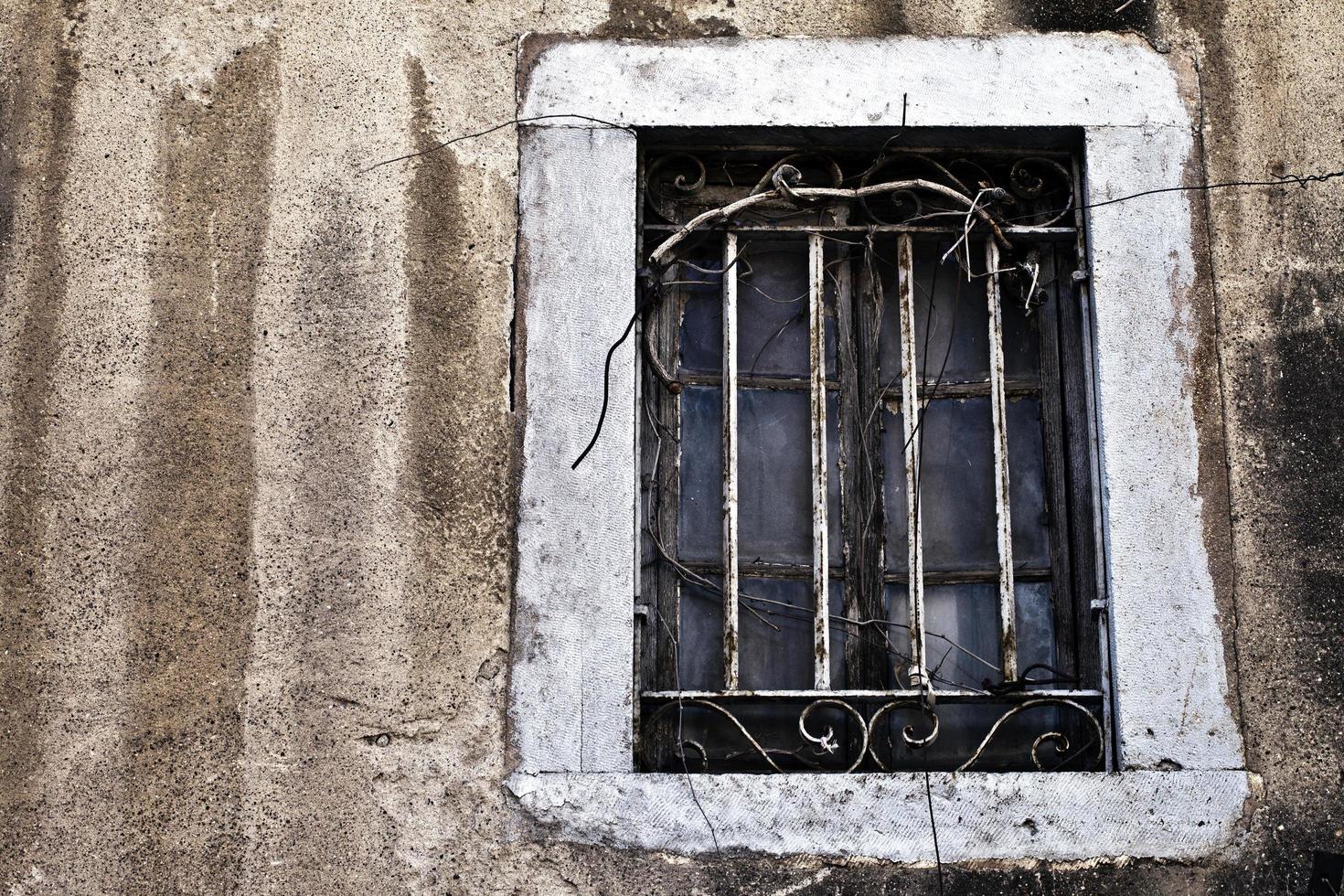 abstract oud gebouw huizen ramen foto