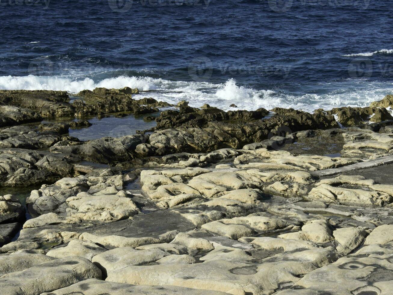 Malta eiland in de middellandse Zee zee foto