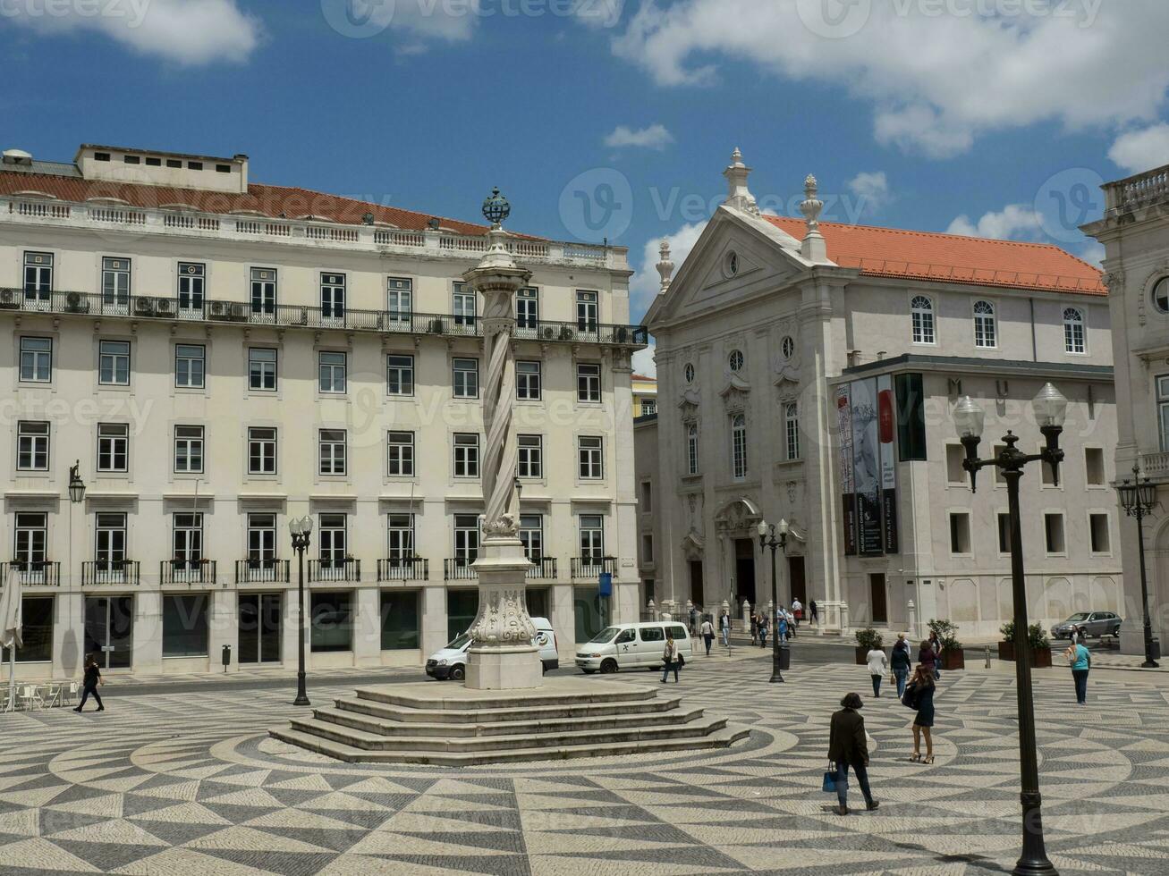 de stad van Lissabon in Portugal foto