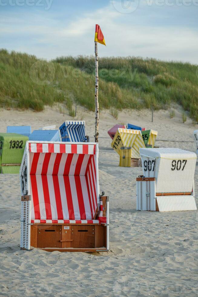 langeoog eiland in duitsland foto