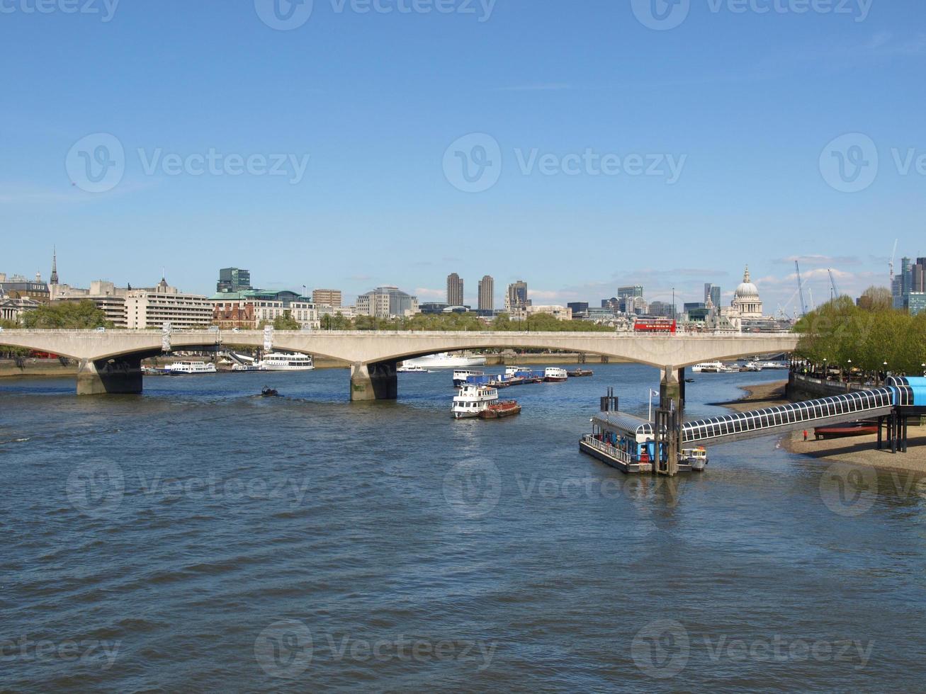 rivier de Theems in Londen foto