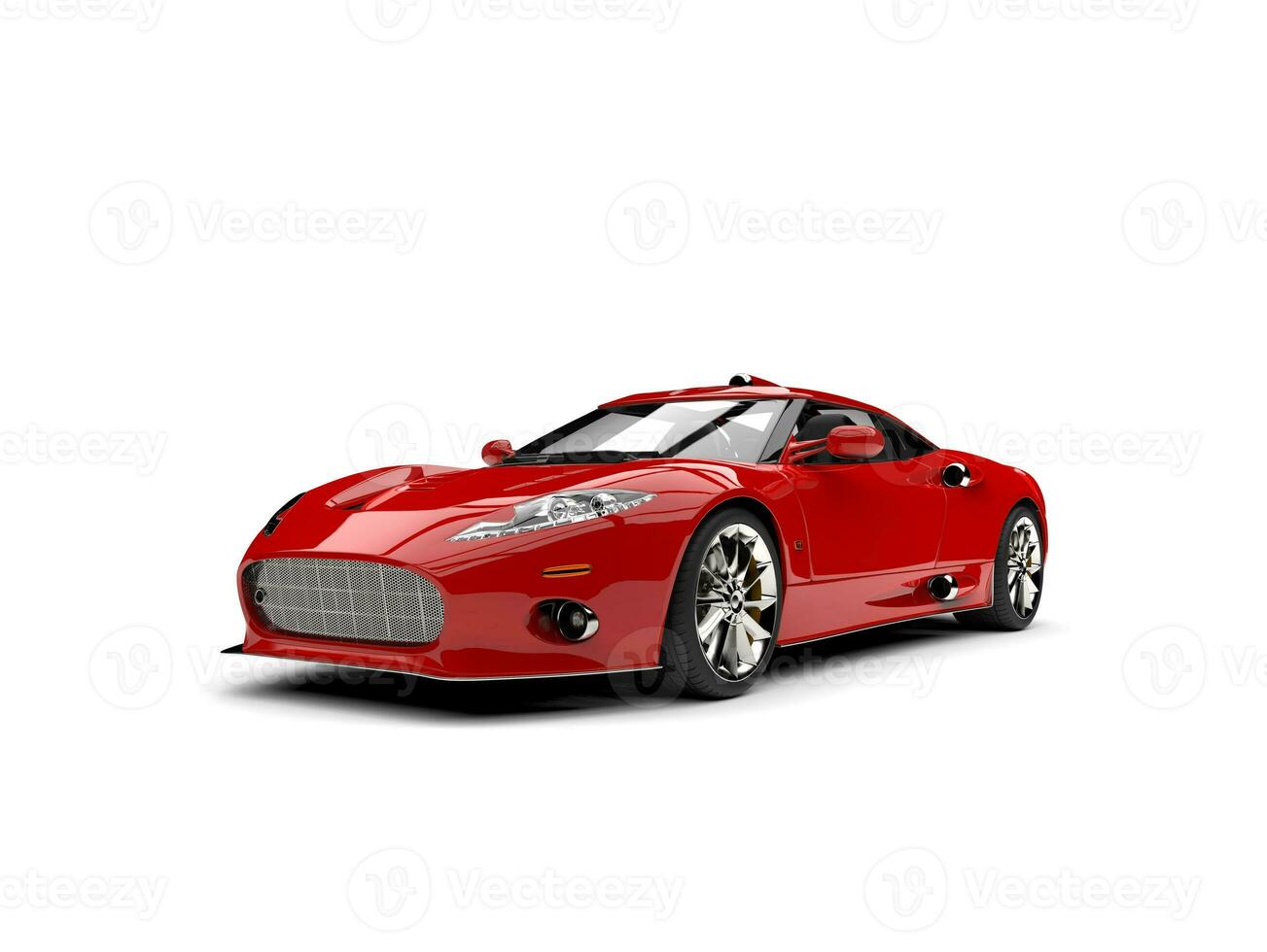 modern rood super sport- auto - studio schot foto