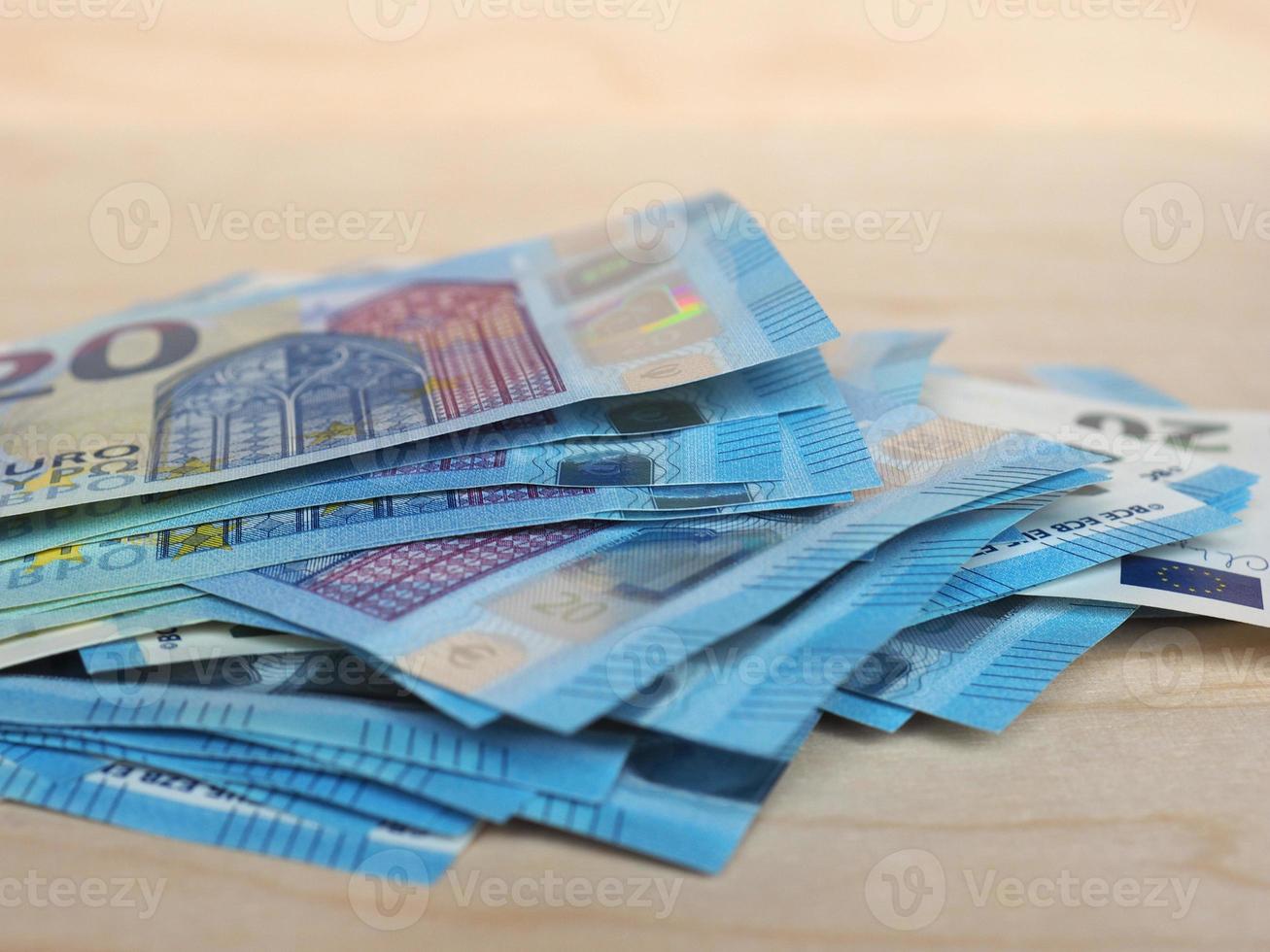 eurobankbiljetten en -munten, europese unie foto