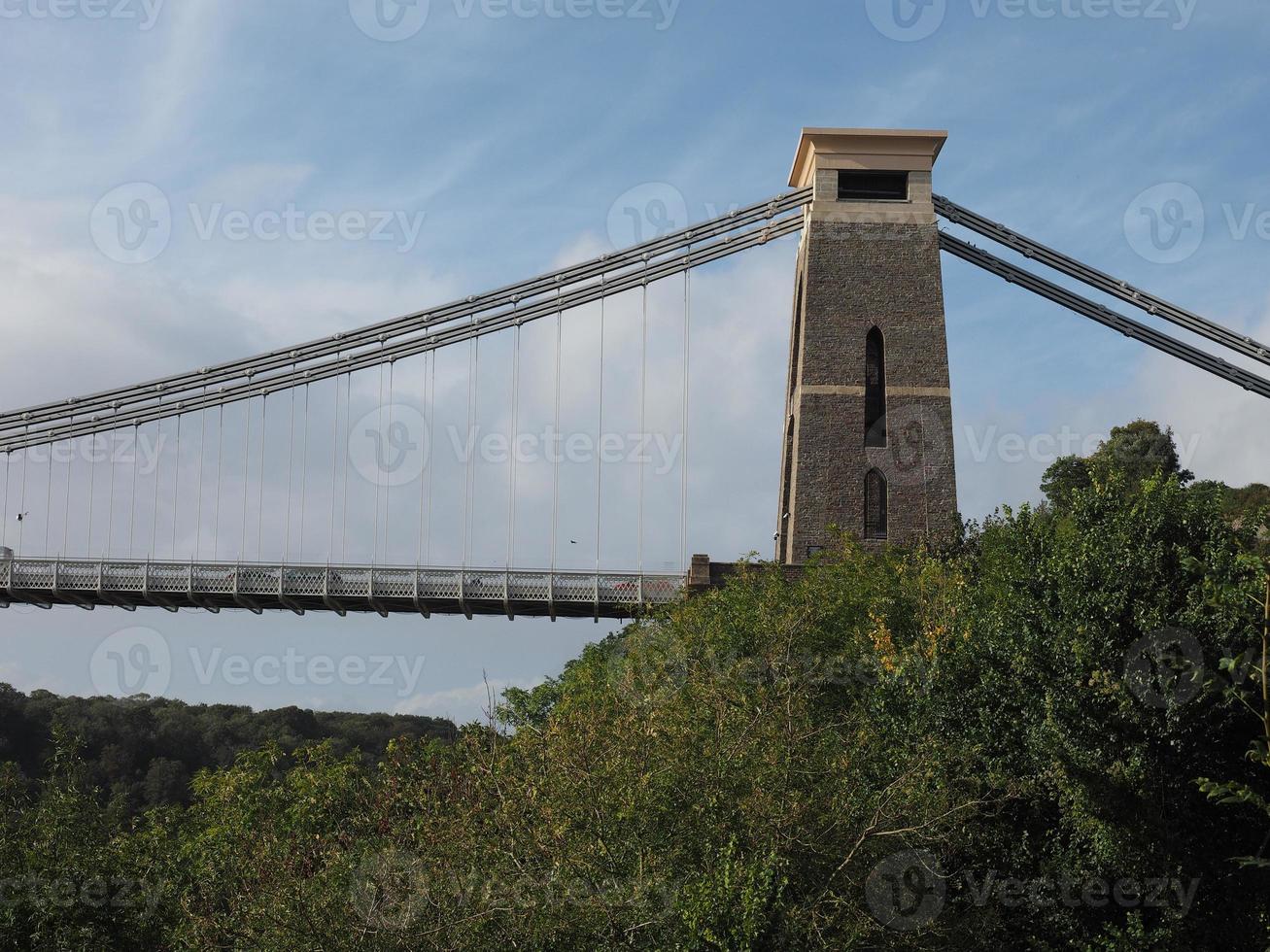 clifton hangbrug in bristol foto