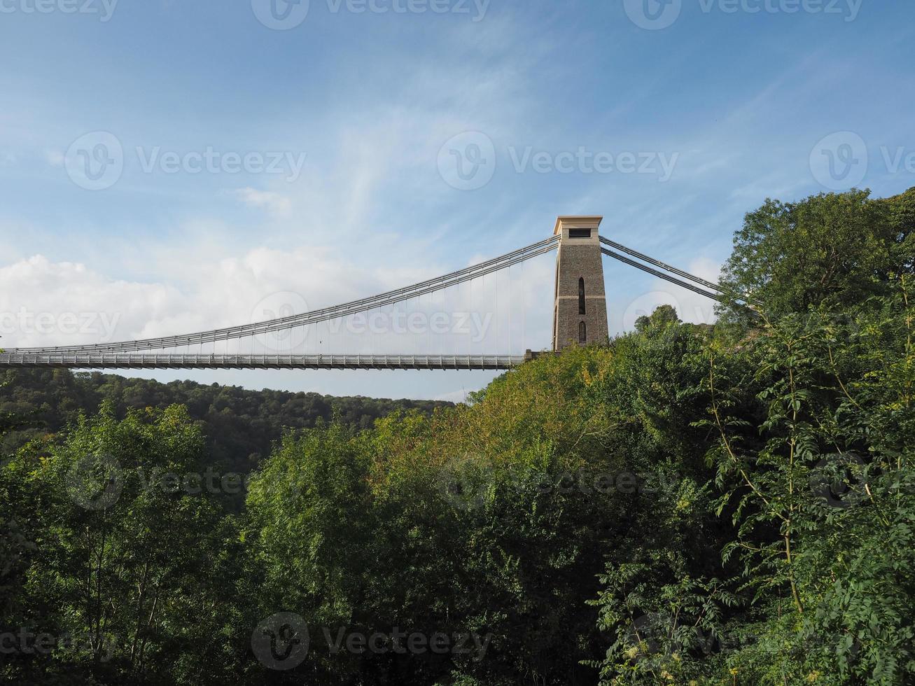 clifton hangbrug in bristol foto