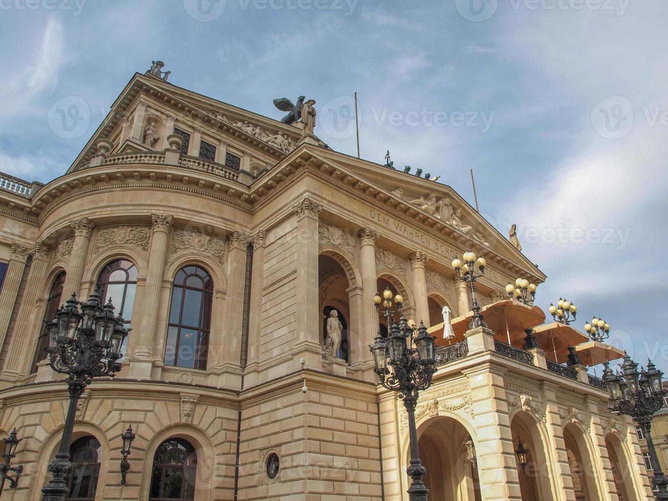 alte oper in frankfurt foto