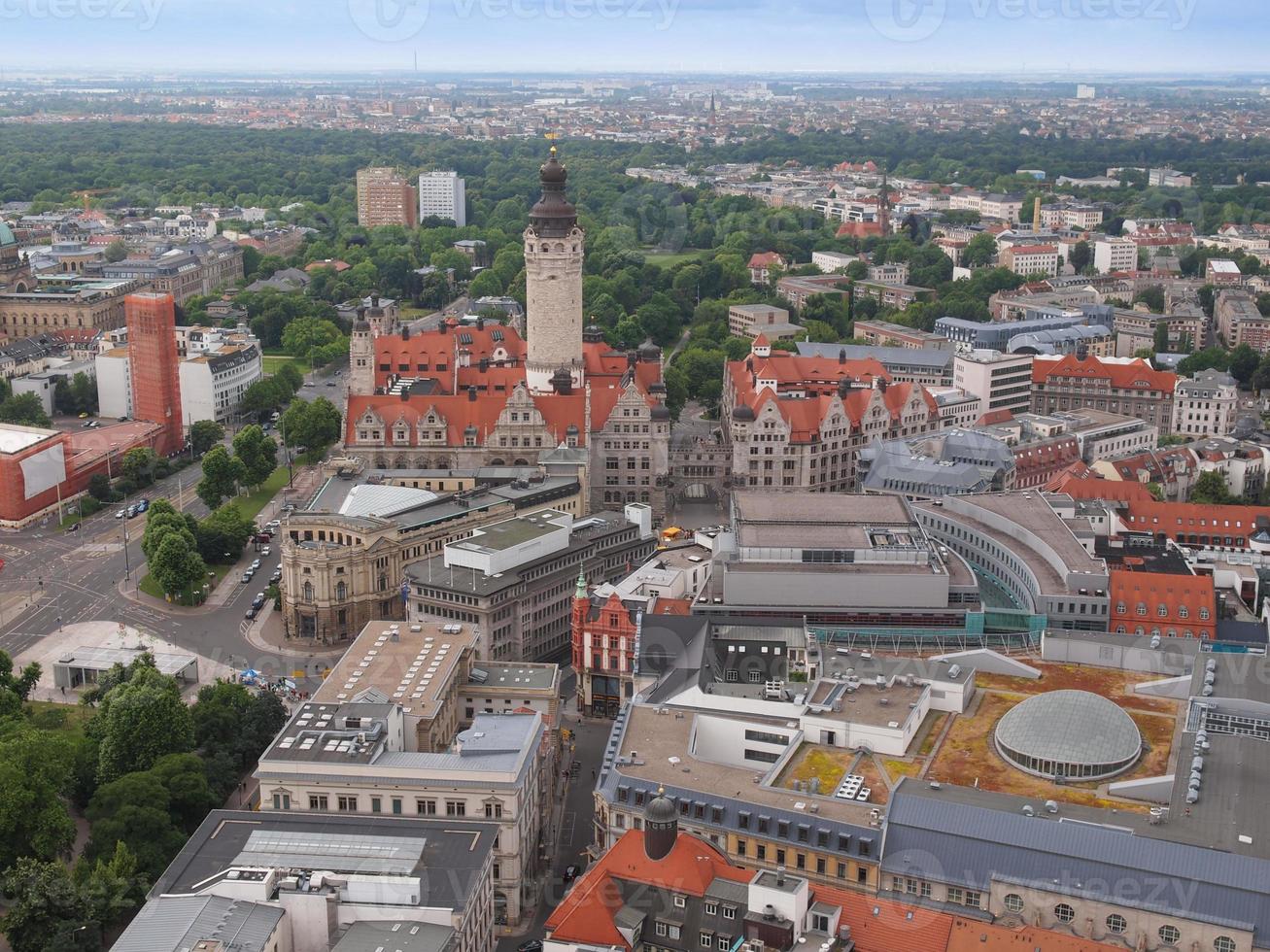 Neue Rathaus in Leipzig foto