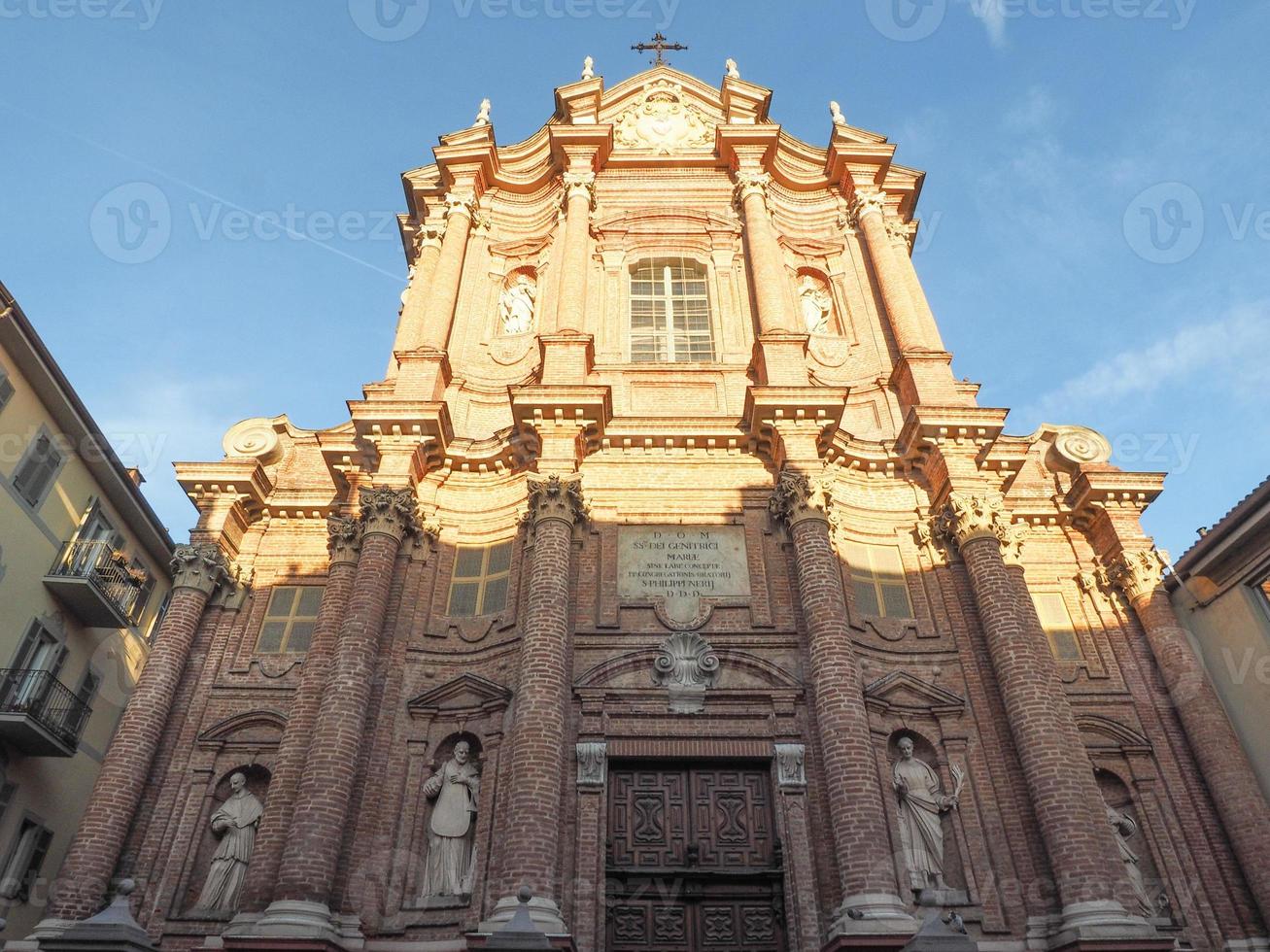 san filippo neri kerk in chieri foto