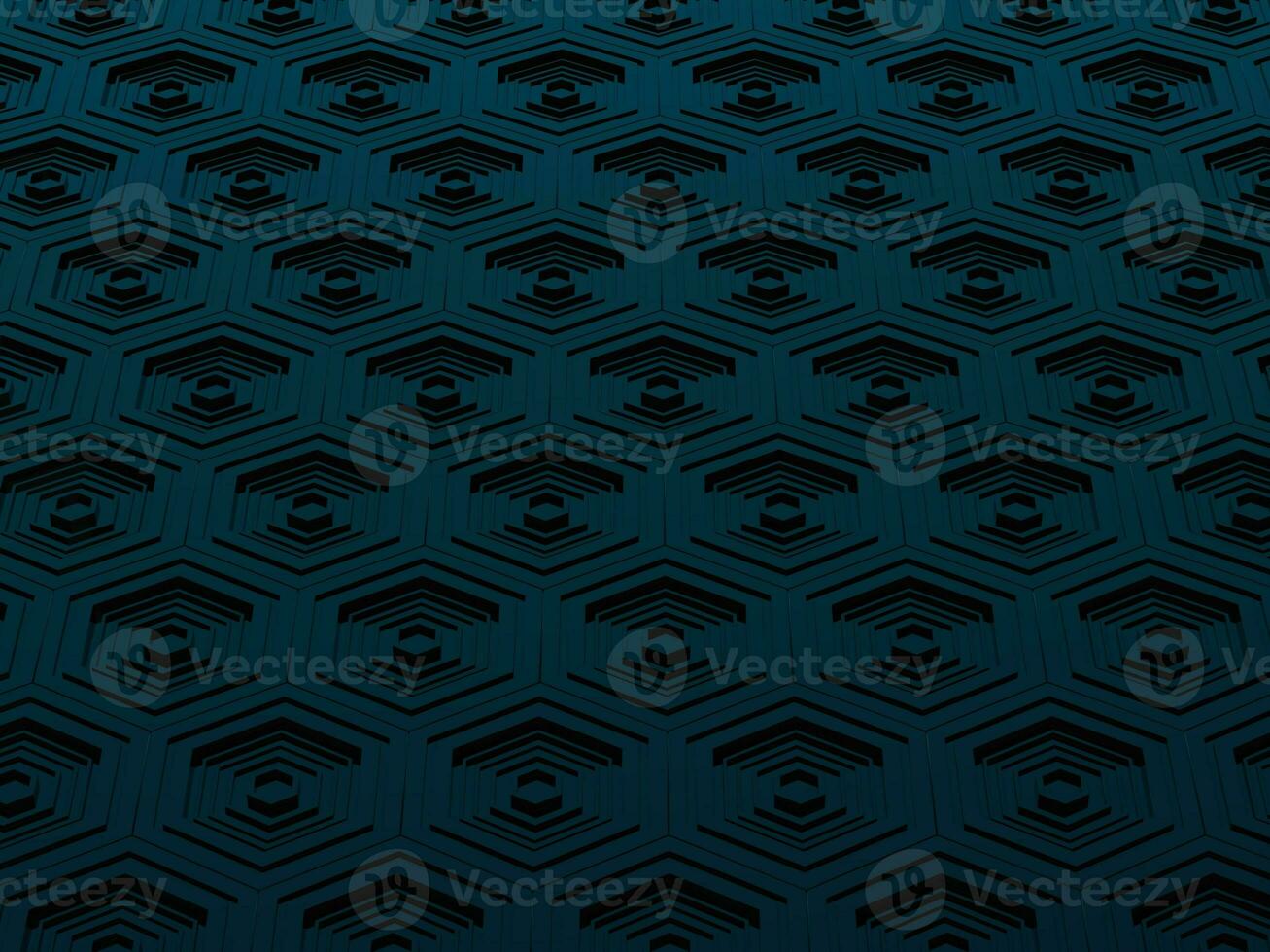 hoog tech zwart en blauw zeshoeken achtergrond foto