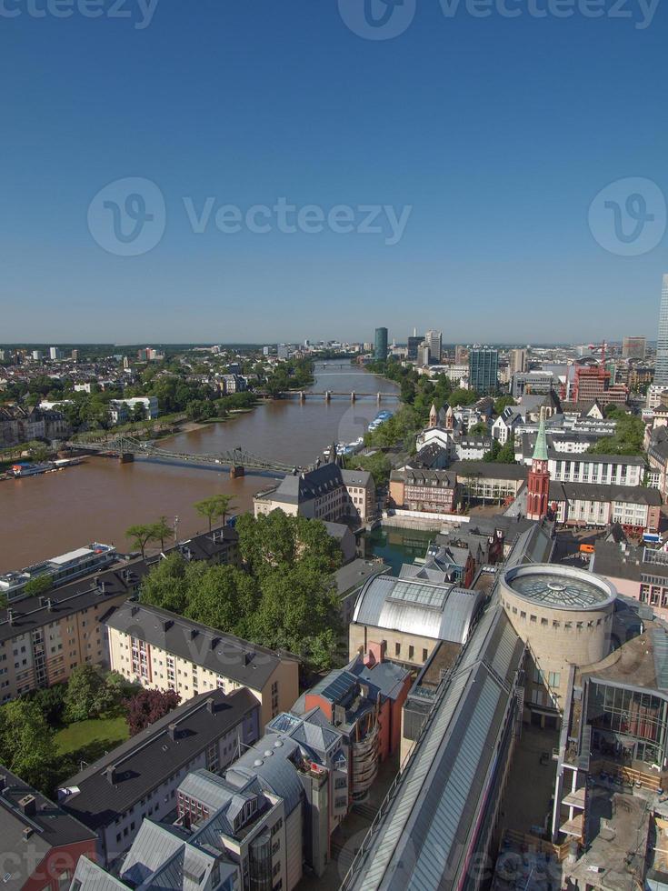 luchtfoto van frankfurt foto