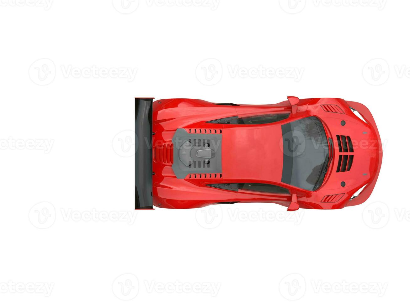 steen rood modern sport- auto - top naar beneden visie foto