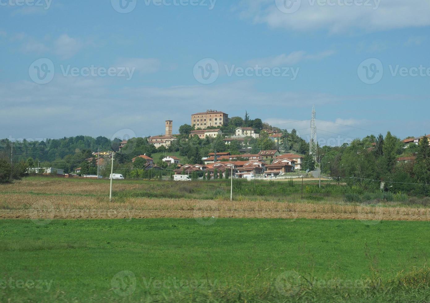 uitzicht op de stad pavarolo foto