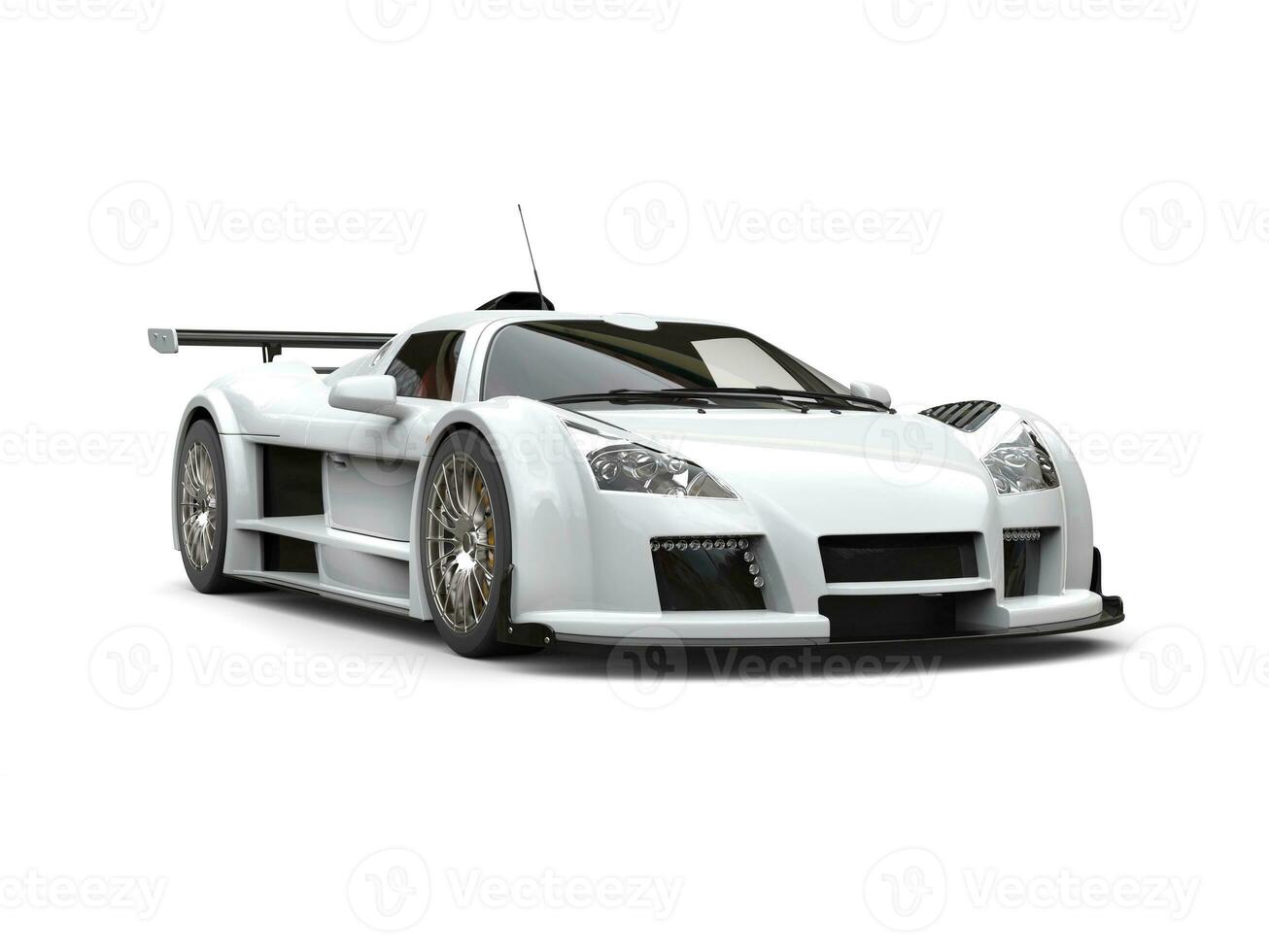 wit racing supercar - studio schot foto