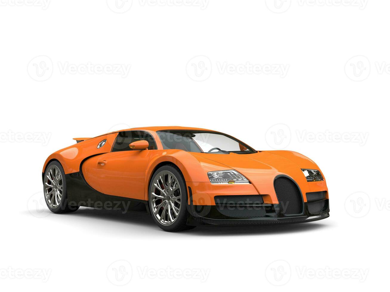 heet oranje modern super sport- auto - studio schot foto