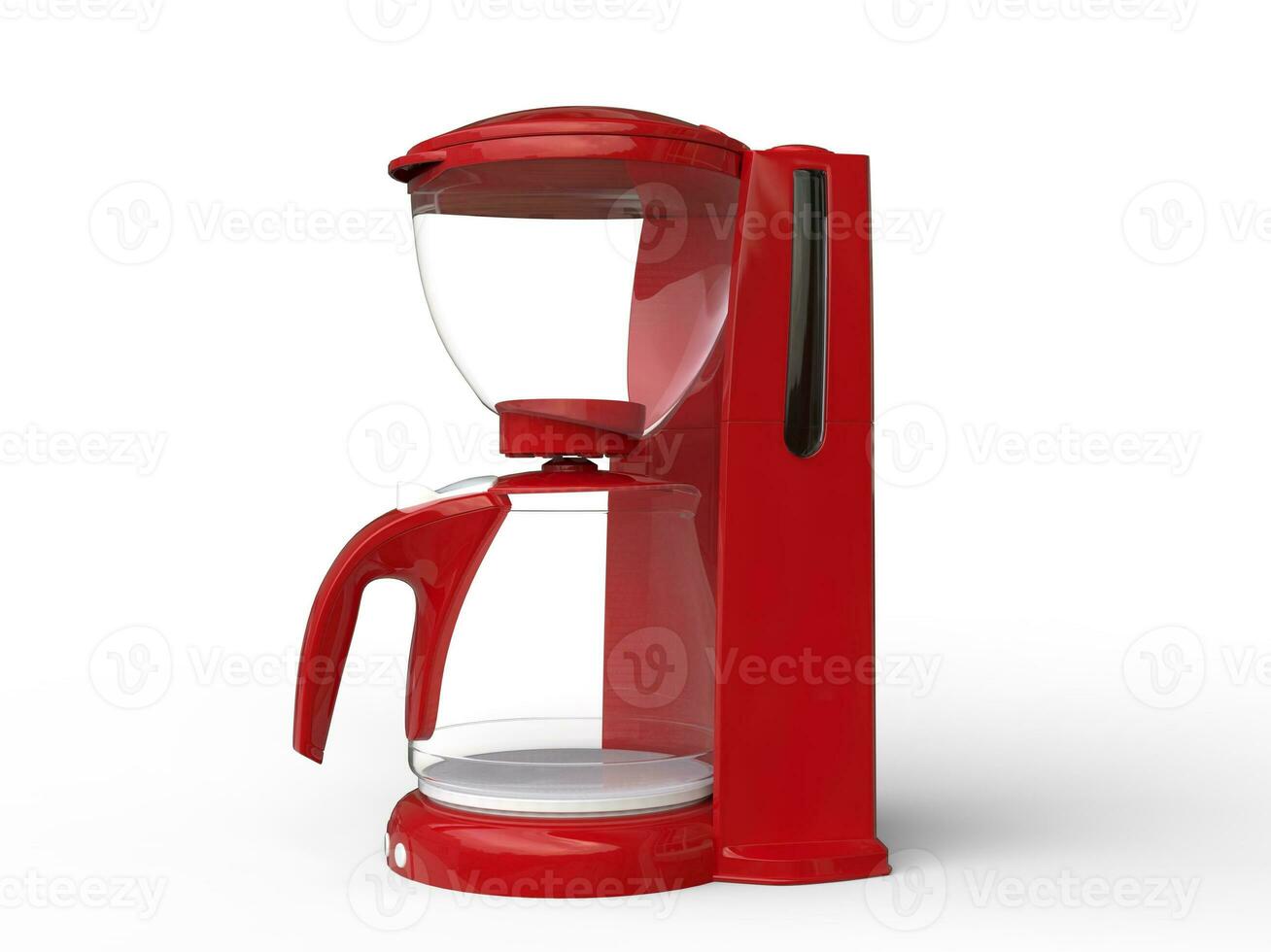 modern rood koffie maker foto