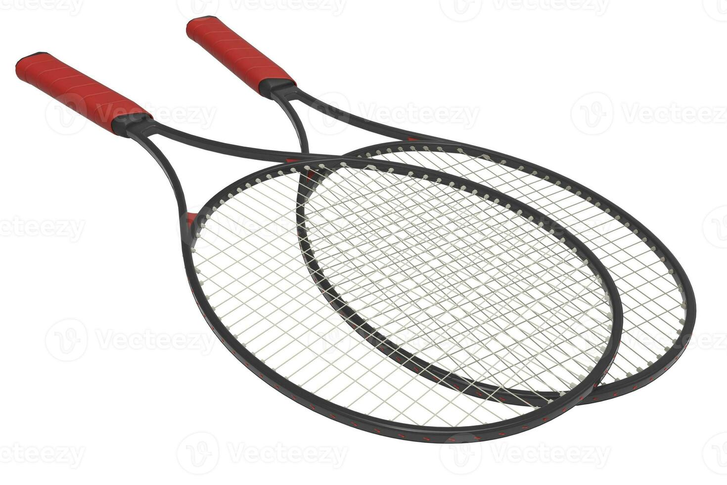 tennis rackets - zwart foto