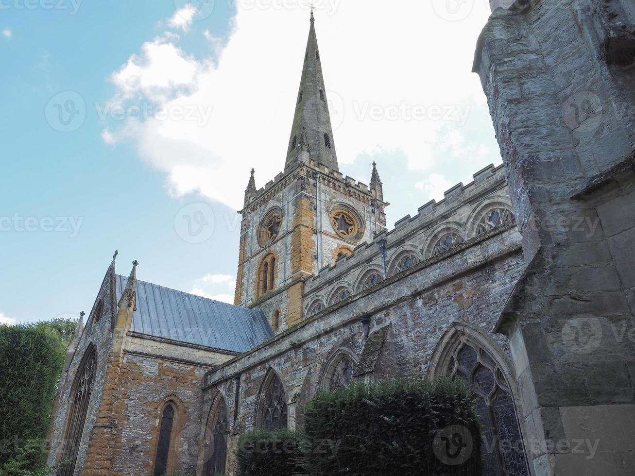 heilige drie-eenheidskerk in Stratford upon Avon foto