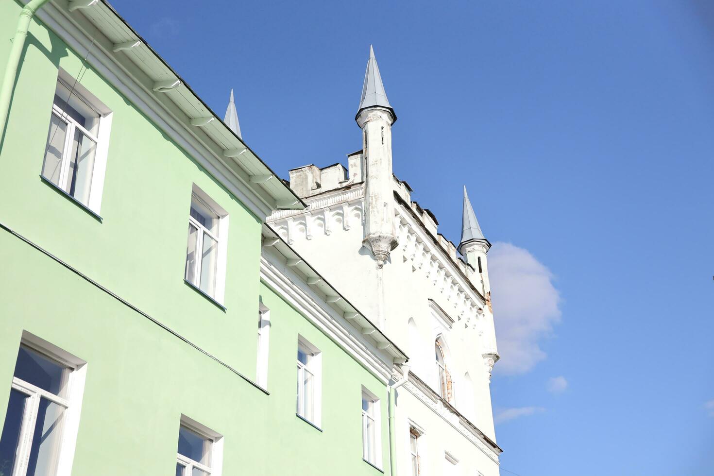 ternopil, Oekraïne - september 16, 2023 kremenets bosbouw college is een hoger leerzaam instelling in de dorp van bilokrynytsie, kremenets wijk foto