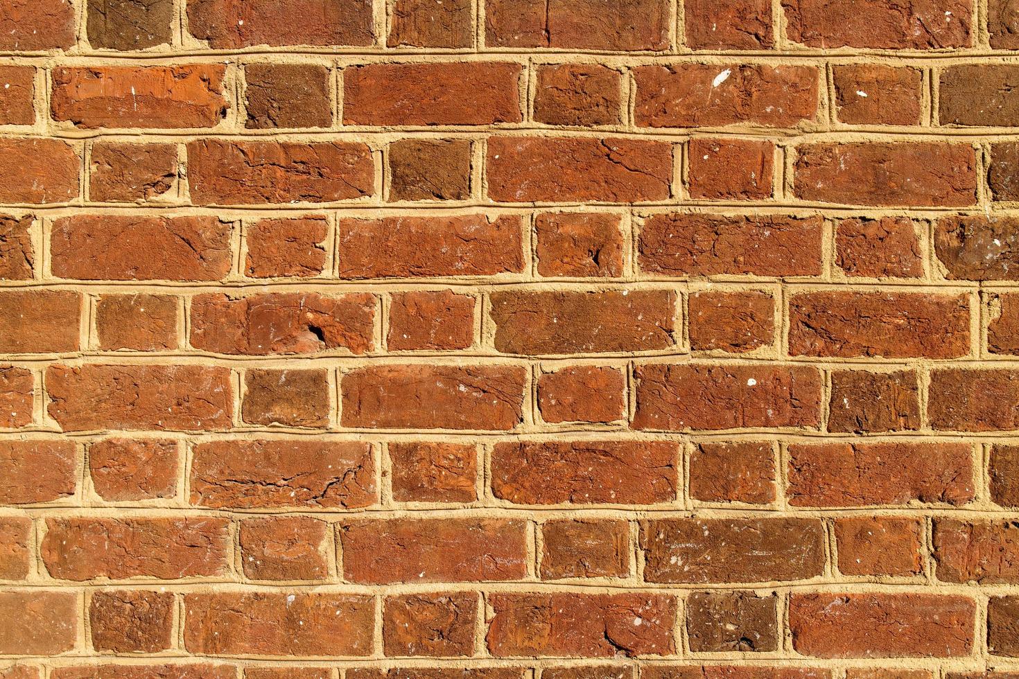 antieke bakstenen muur textuur achtergrond. foto