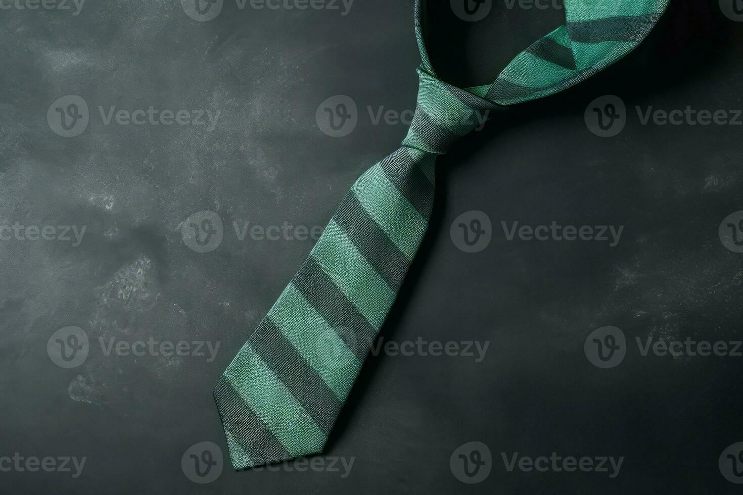 stropdas groen zwart. genereren ai foto