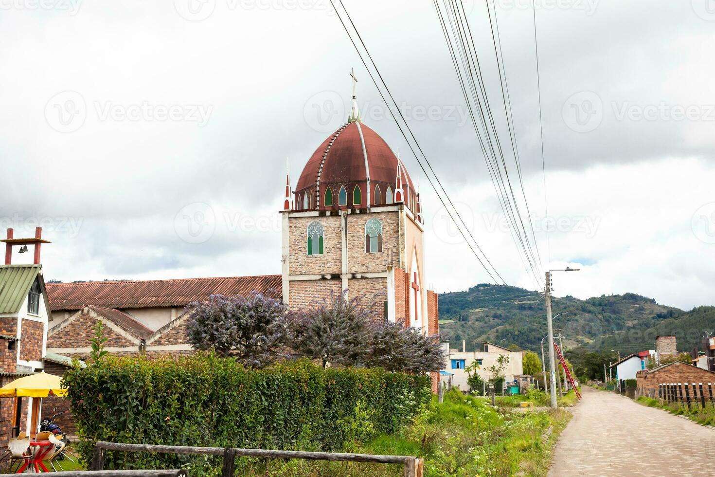 de mooi onze dame van de wonder parochie gelegen Aan tunja sogamoso weg foto