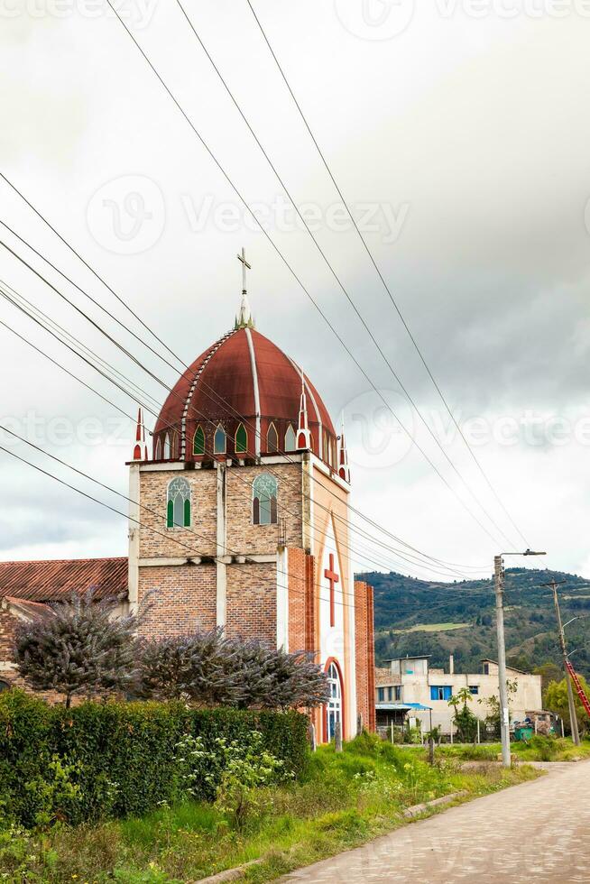 de mooi onze dame van de wonder parochie gelegen Aan tunja sogamoso weg foto