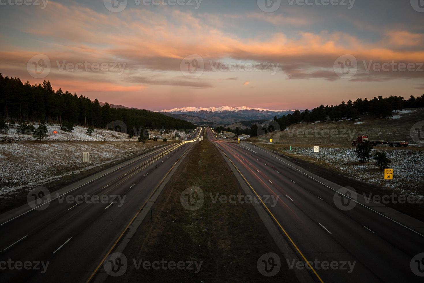 i-70 west, colorado foto