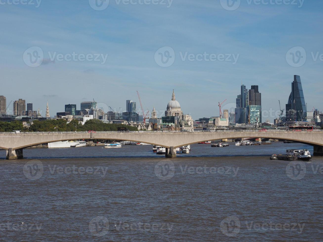 waterloo brug in londen foto