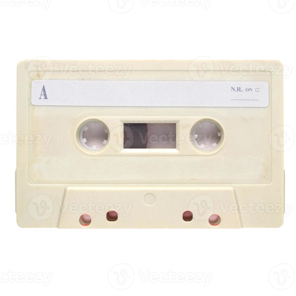 tape cassette geïsoleerd foto