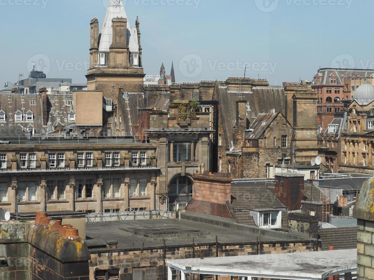 luchtfoto van Glasgow foto