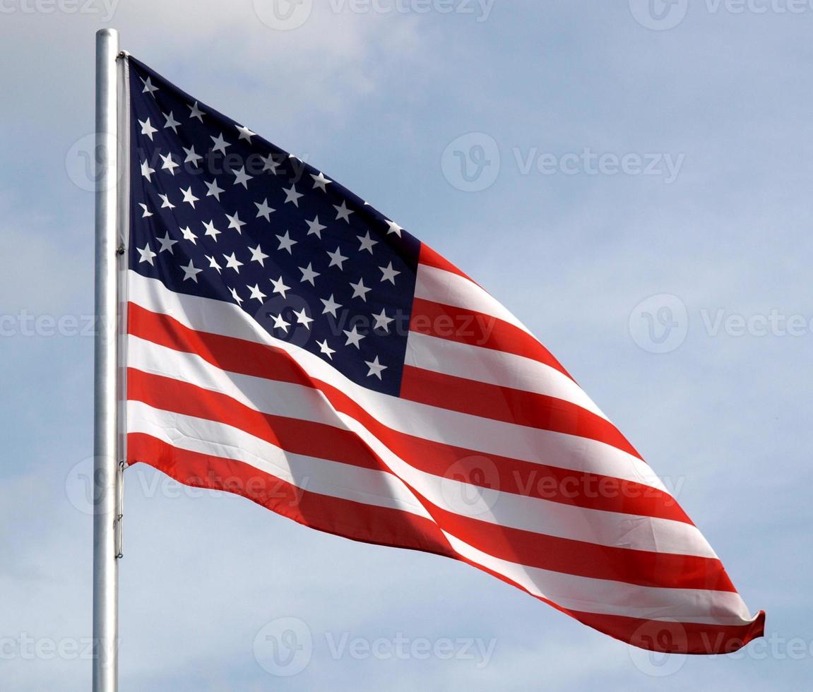 usa vlag van de verenigde staten foto