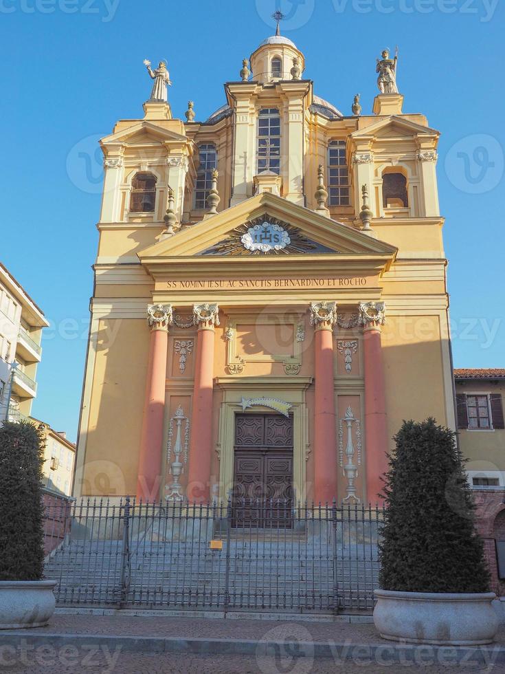 kerk van san bernardino betekenis st bernardine in chieri foto