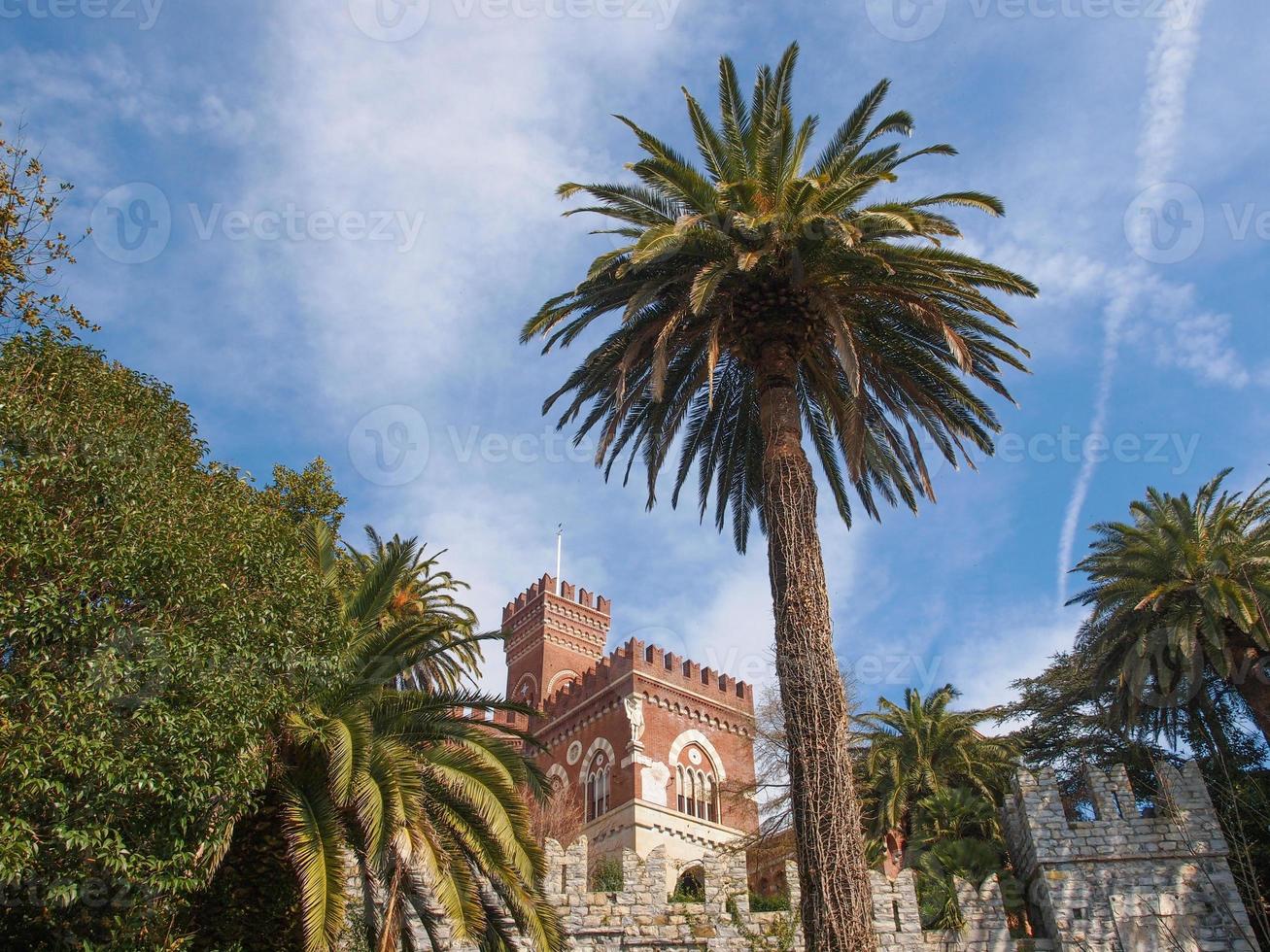 albertiskasteel in genua italië foto