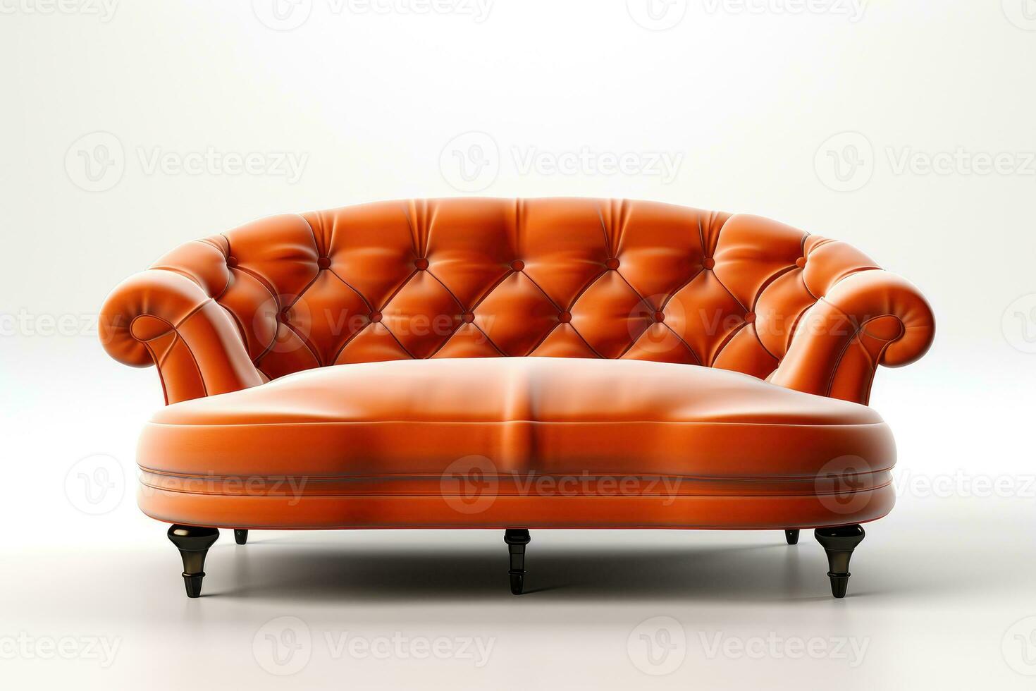 modern sofa leven kamer met traditioneel meubilair ai gegenereerd foto