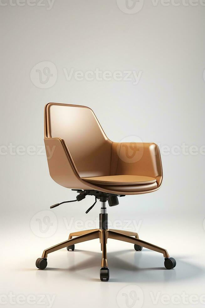 ai generatief mooi stoel nieuw elegant kleur vol geïsoleerd Aan een wit achtergrond foto