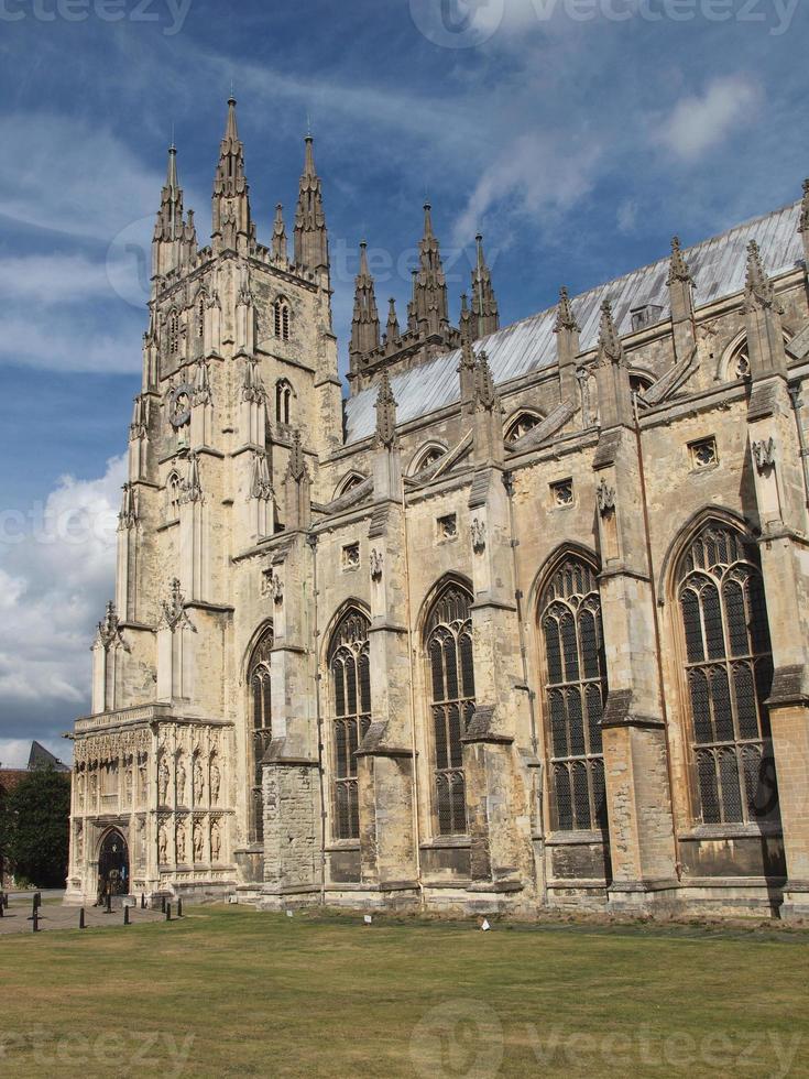 kathedraal in canterbury, verenigd koninkrijk foto