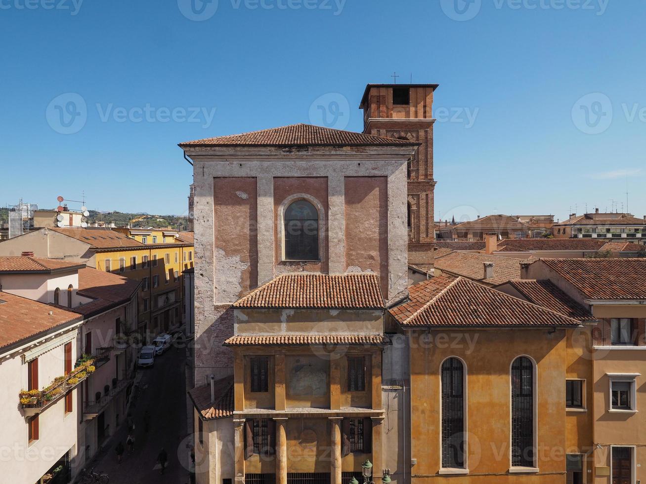 luchtfoto van verona foto