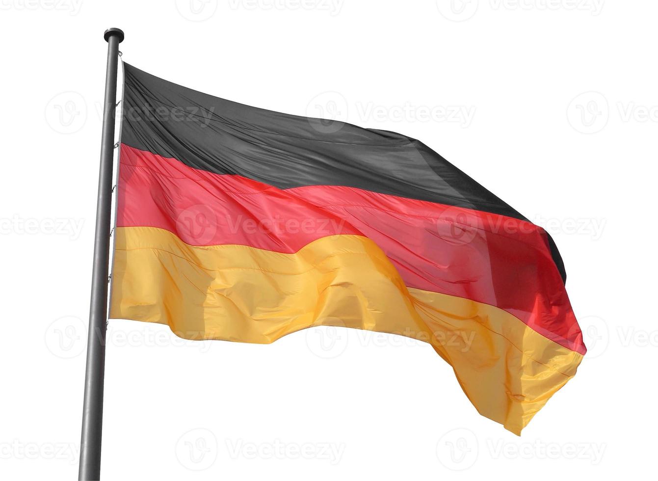 Duitse vlag geïsoleerd foto