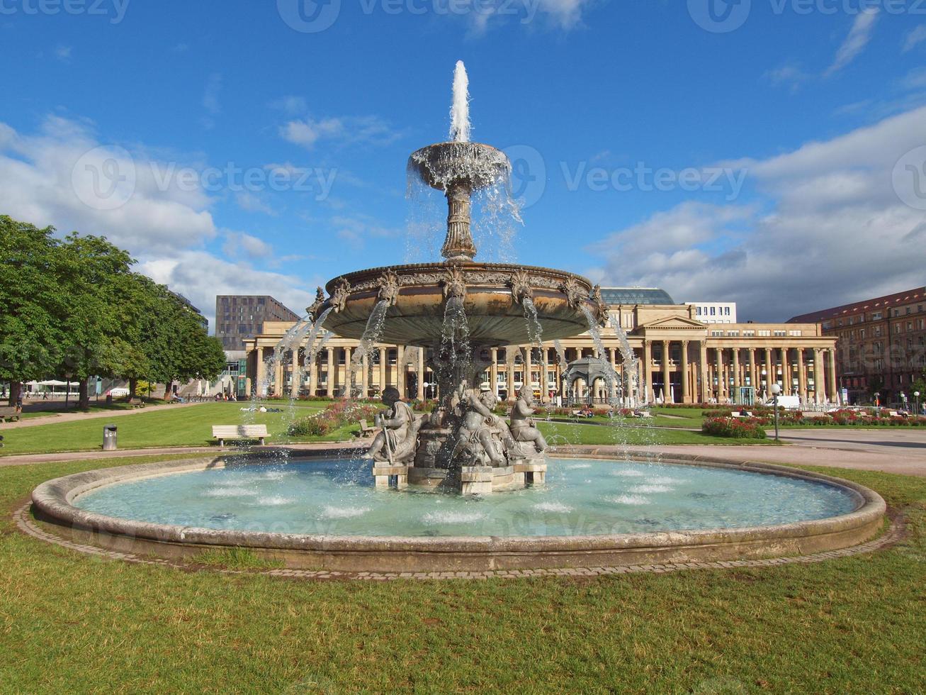 schlossplatz kasteel plein stuttgart foto