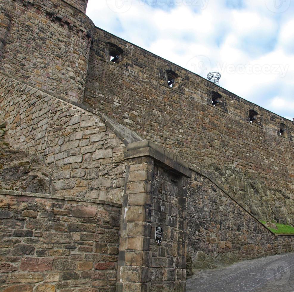 Edinburgh Castle in Schotland foto