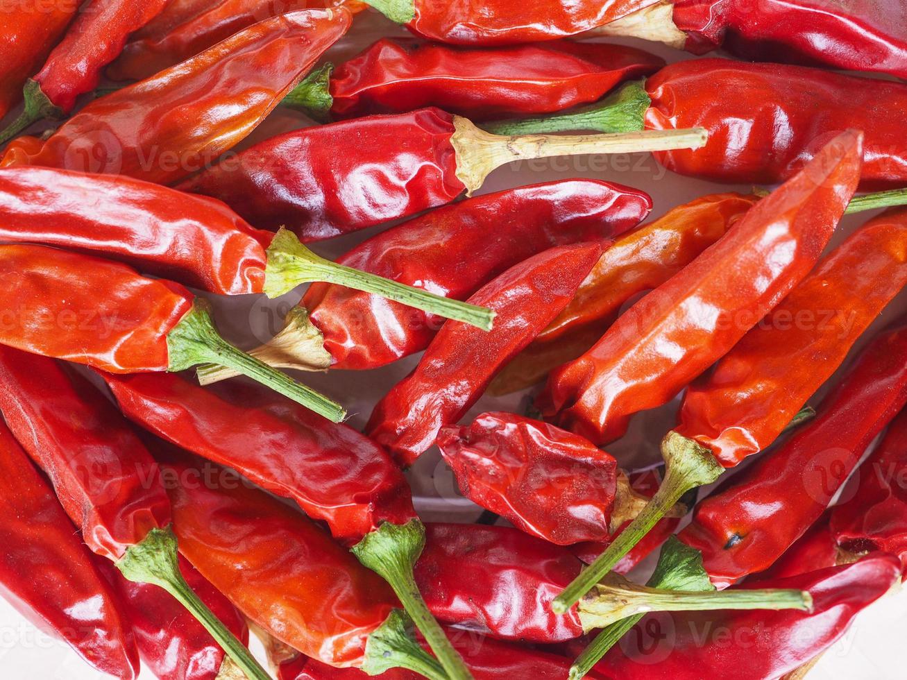 hete chili peper groenten foto